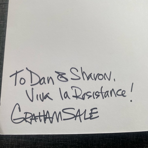 ⭐️Graham Sale⭐️Autographed copy of the 2013 edition of Political Cartoons - Picture 4 of 11